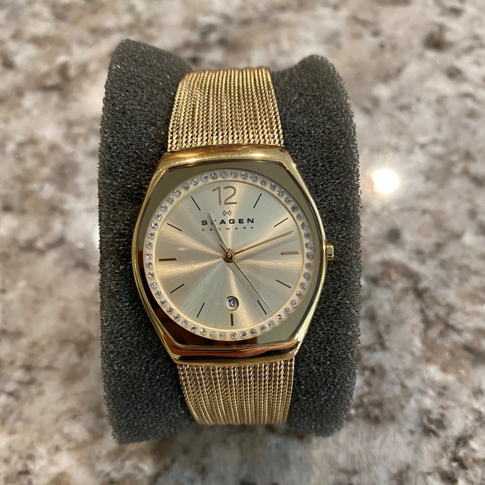 Skagen Gold Tone Watch